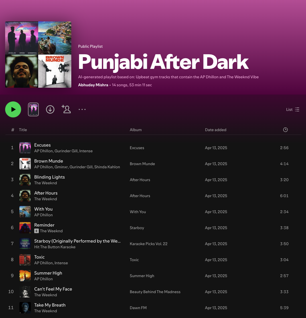 PlaylistGenie Screenshot